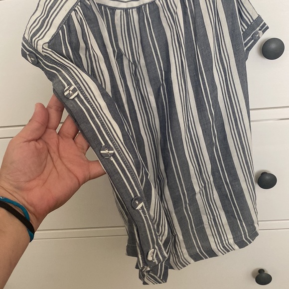 Stripes Top with Buttons - Picture 4 of 4